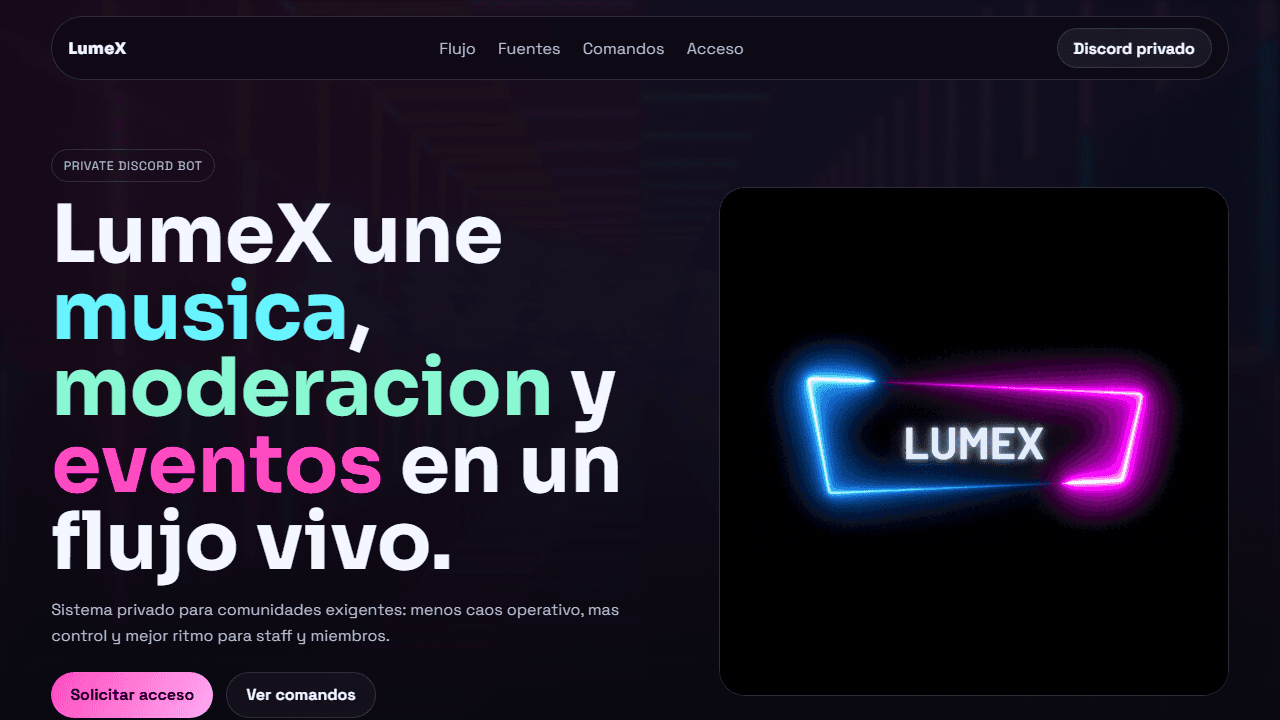 LumeX preview